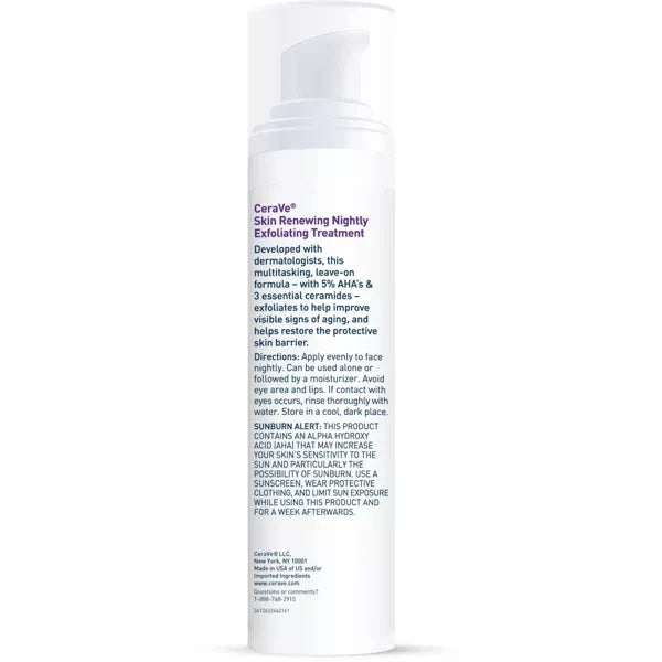 CeraVe Skin Renewing Nightly Exfoliating Treatment – 1.7 oz / 50ml