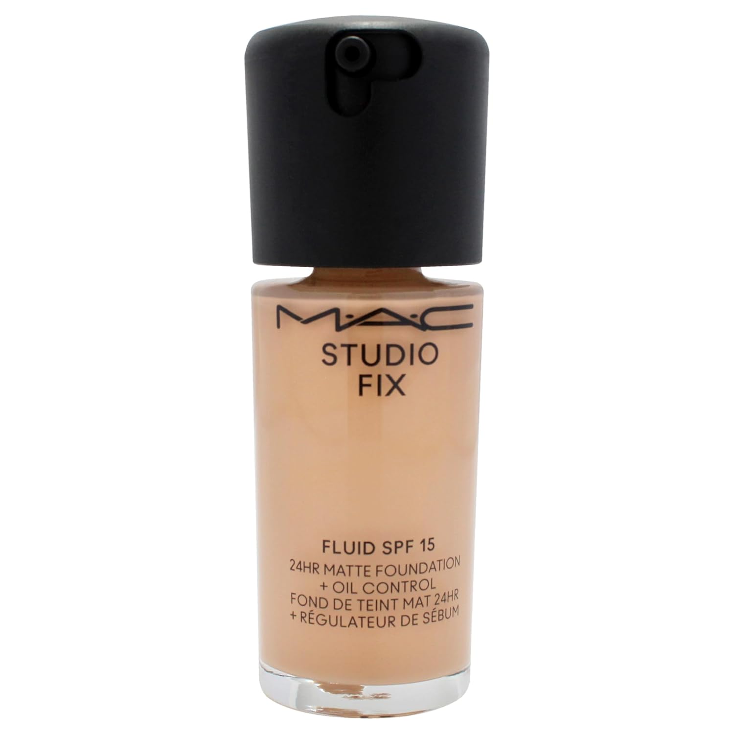 MAC Studio Fix Fluid SPF 15 24HR Matte Foundation NC27 – 1 oz, Oil Control