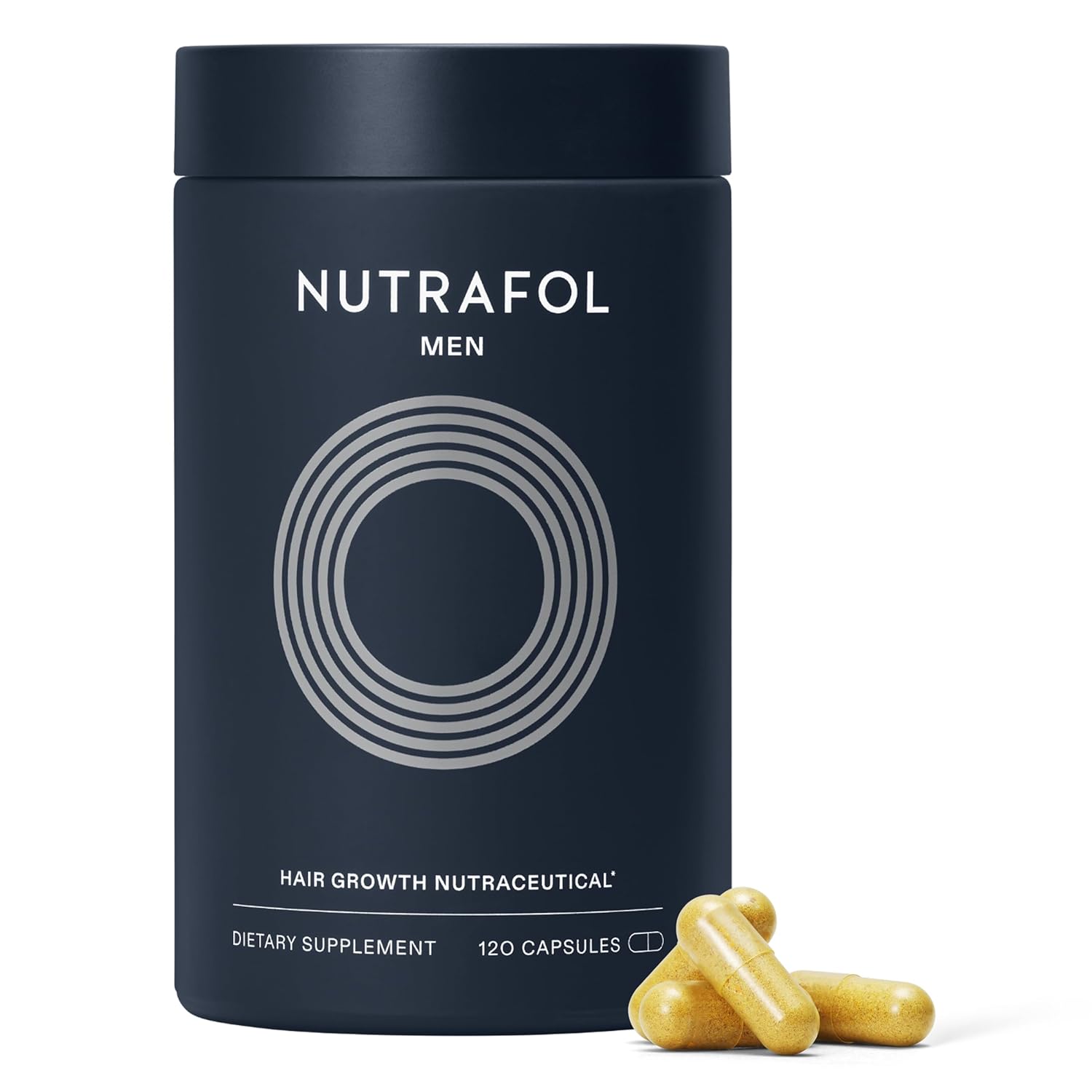 Nutrafol Men’s Hair Growth Supplements – 1 Month Supply, Clinically Tested, Dermatologist Recommended