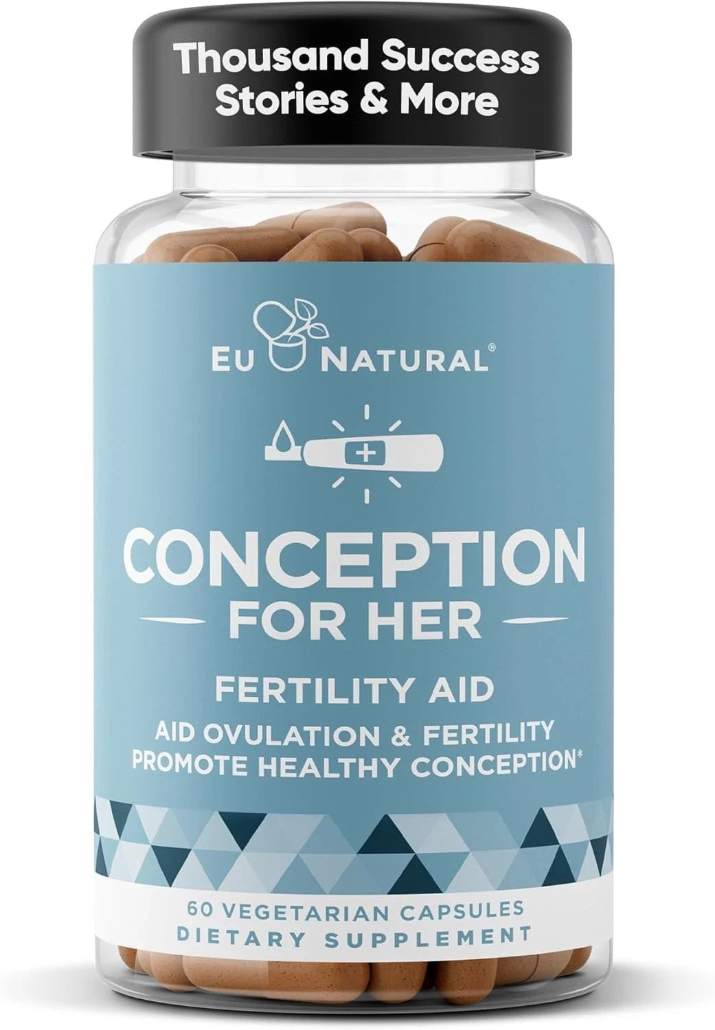 Eu Natural CONCEPTION – Female Fertility & Prenatal Support, 60 Vegetarian Capsules