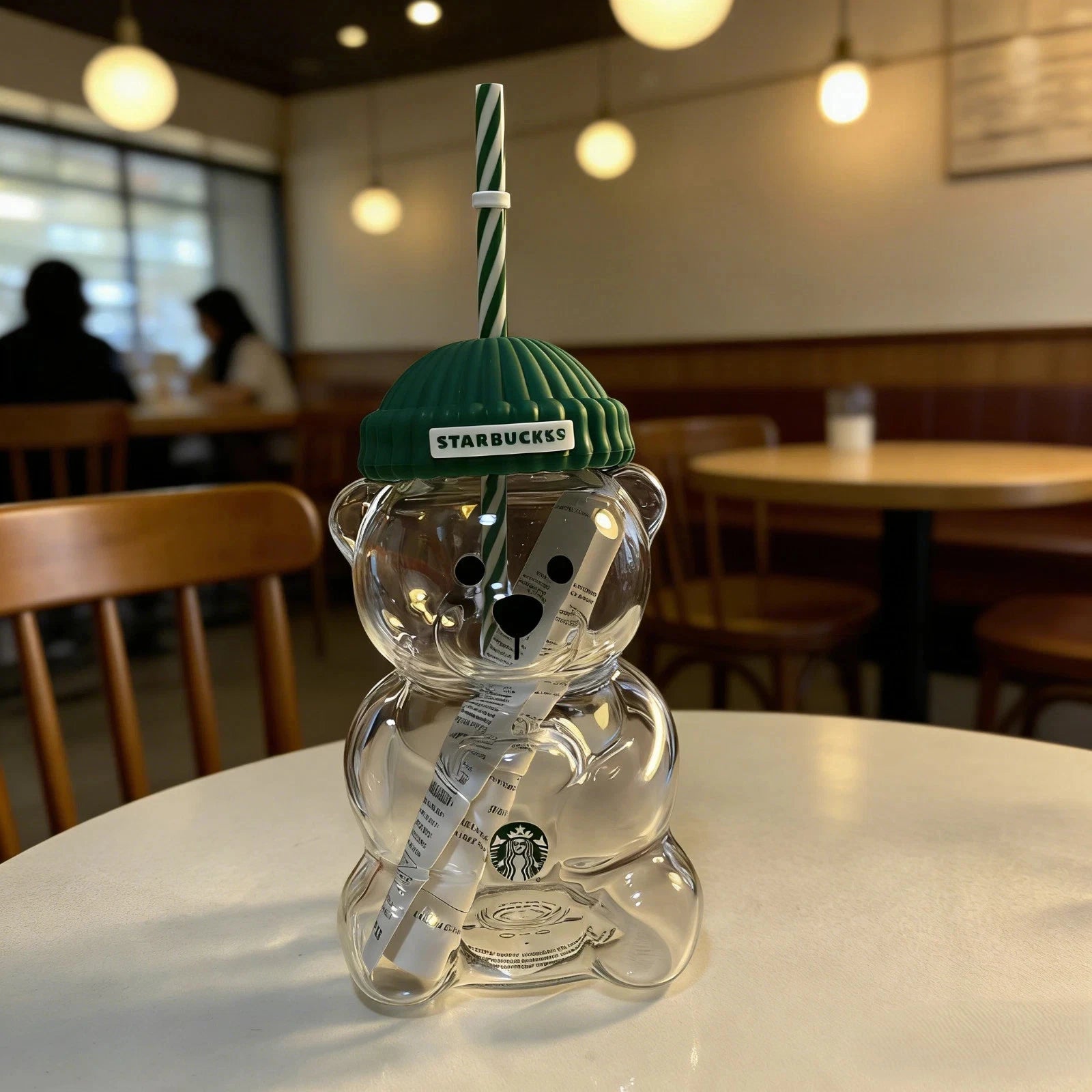 Starbucks Bearista Limited Edition Bear Glass Cold Cup – 100% Authentic & Rare