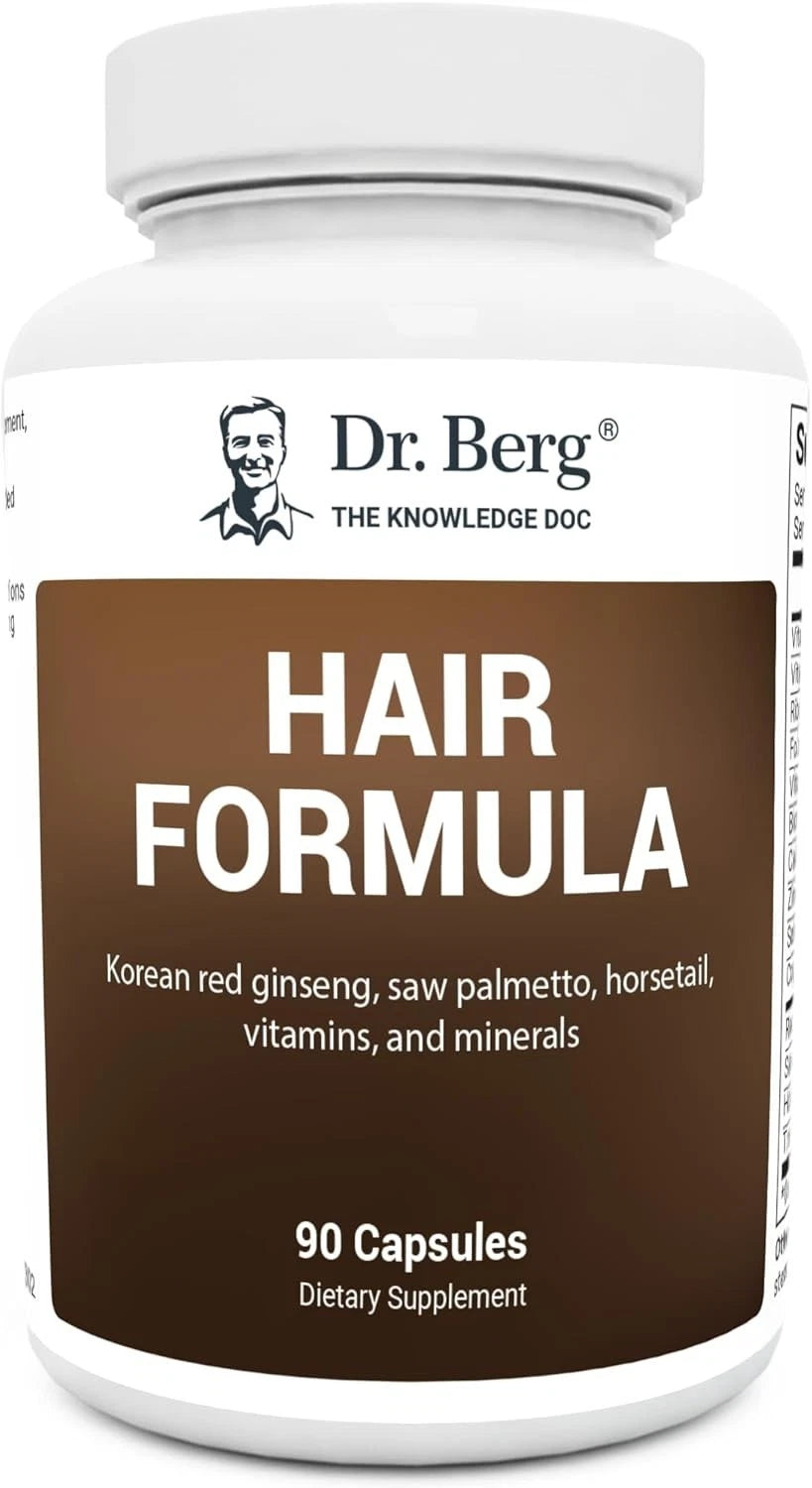 Dr. Berg All-In-One Vitamins for Hair, Skin, & Nails - Advanced Formula with ...