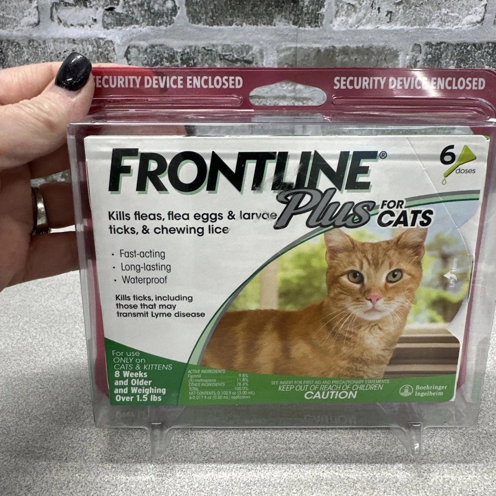 Frontline Plus Flea and Tick Treatment – 6 Dose Pack for Dogs & Cats