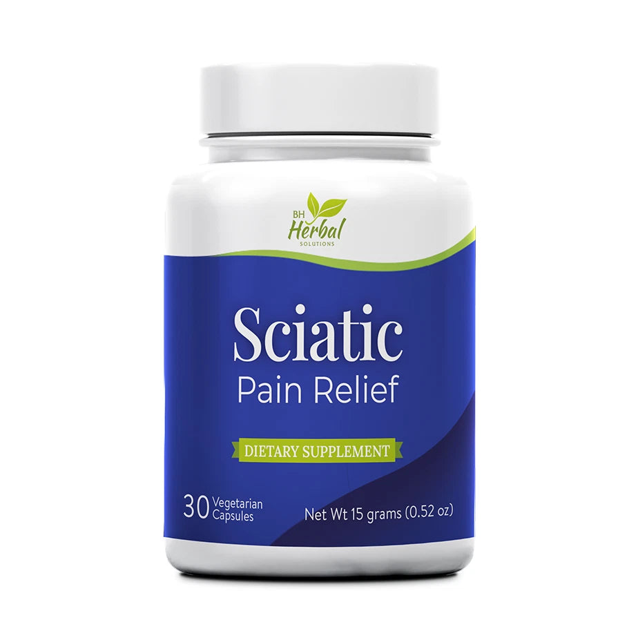 Sciatic Pain Relief – Natural Herbal Supplement for Nerve & Back Support