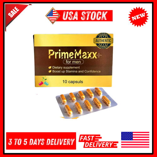 Pmax Male Energy – Men Enhancement & Testo Booster, 100% Natural Pills, 10 Count