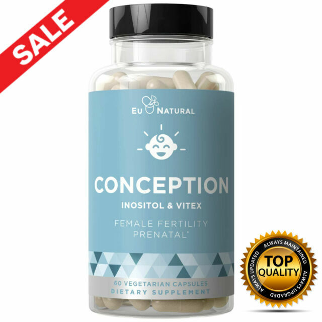 Eu Natural CONCEPTION – Female Fertility & Prenatal Support, 60 Vegetarian Capsules