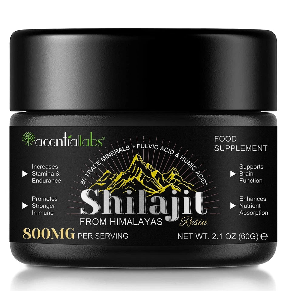 Pure Himalayan Shilajit – 100% Organic Soft Resin, Extremely Potent with Fulvic Acid